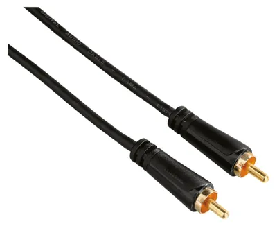 Produktbild von Hama 00122266, RCA, Männlich, RCA, Männlich, 1,5 m, Schwarz