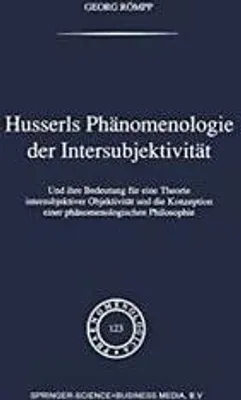 Obrázek produktu pro Husserls Phänomenologie Der Intersubjektivität