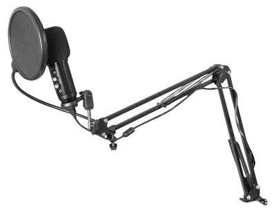 Obrázek produktu pro DIGITUS Kondensatormikrofon USB 1.5m schwarz - Digital/Daten