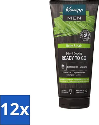 Zdjęcie produktu dla Kneipp Żel pod prysznic Men 2w1 Ready to Go 200 ml - Value pack - 12 szt