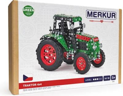 Produktbild von Merkur - Traktor 4x4 grün, 567 Stück