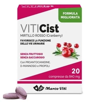 Image de VITICIST MIRTILLO : 20 comprimés enrobés
