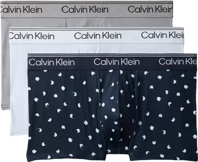 Productafbeelding van CALVIN KLEIN LV00NB4409, lage taille, trunk broekjes, 3-pack, meerkleurig