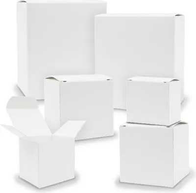 Produktbild von itenga Adventskalender Schachteln V1 24x Quader Würfel gemischt WEISS