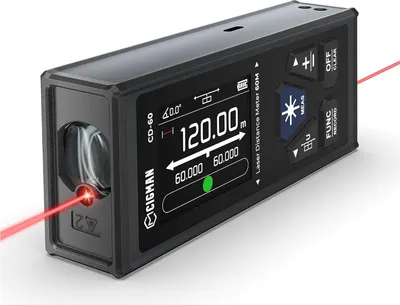 Produktbild von CIGMAN CD-60 Mini Hand-Laser-Entfernungsmesser mit LCD-Hintergrundbeleuchtung, Digital 120m Laser-Entfernungsmesser