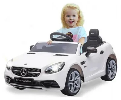 Image de Mercedes-Benz SLC blanche 12V pour enfant