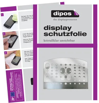 Produktbild von 2x Schutzfolie für De Longhi ECAM 21.116 Tropfblech klar Displayschutzfolie Folie Display Schutz dipos