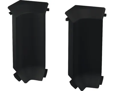 Produktbild von Prinz Innenecken für Hartschaum-Sockelleiste schwarz 60 mm