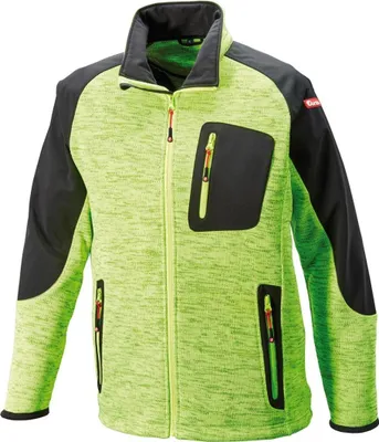 Produktbild von Fortis Strickjacke Herren 24 Gr. XL limegreen-schwarz