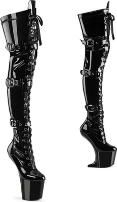 Produktbild von CRAZE-3028 Damen Boots von Pleaser, Schwarz  , EU 41, US 11