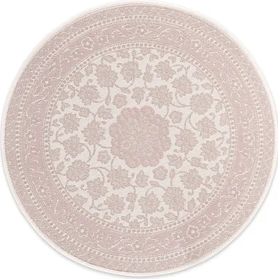 Produktbild von In- & Outdoor Teppich Rund FINN Nomia Rosé, Ø120 cm