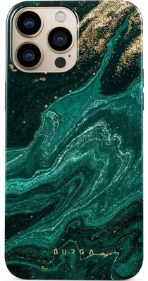 Produktbild von Burga, Stoßfeste Schutzhülle für iPhone 14 Pro Emerald Pool, Tannengrün