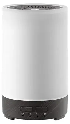 Produktbild von Aroma Diffuser - Ultraschall Luftbefeuchter 150 ml - Sehr Leise - Warmes Nachtlicht - USB 5 V - Für Schlafzimmer & Büro - Grau