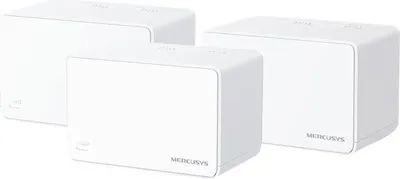 Produktbild von Mercusys AX3000 Whole Home Mesh WiFi 6 System, Weiß, Intern, Mesh-System, 650 m², Dual-Band (2,4 GHz/5 GHz), Wi-Fi 6 (802.11ax)