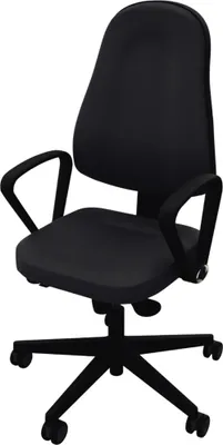 Produktbild von Bürodrehstuhl Bizzi Armlehne schwarz/schwarz