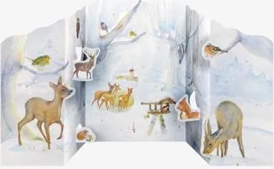 Image de Calendrier de l'Avent « Les animaux dans la forêt en hiver »