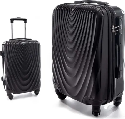 Produktbild von RGL 663 L Reisekoffer Hartschale ABS Koffer 360° Universalrollen Zahlenschloss Teleskopgriff Grösse: L Farbe: Schwarz: