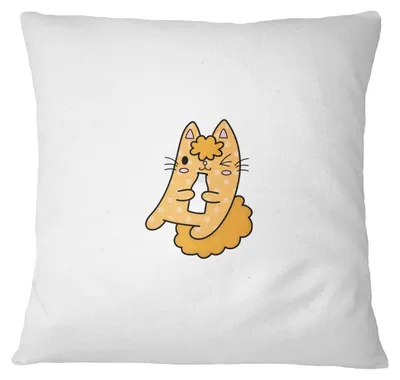 Kissenhülle 60x60 cm, Weiß, Polyester, mit Reißverschluss