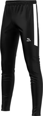 Produktbild von alpas Trainingshose Schwarz/Weiß Calcio Gr. L Sporthose Jogginghose Freizeithose Gymhose Fitnesshose