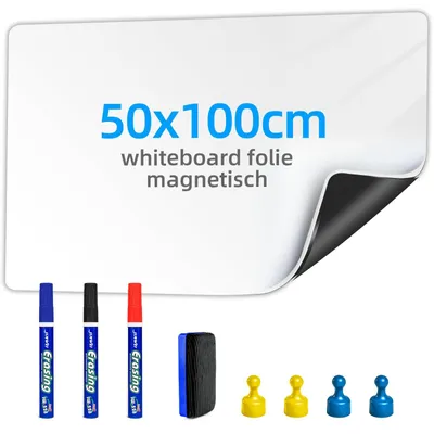 Obrázek produktu pro Magnetická fólie na tabuli, rozměry 50 x 100 cm, samolepicí