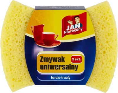 Zdjęcie produktu dla Zmywak uniwersalny kuchenny Jan Niezbędny 2 sztuki dwustronny chłonny