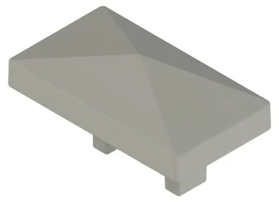 Produktbild von Pfostenkappe Osmo Wandanschlusspfosten 6 x 4 cm grau