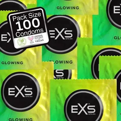 Immagine prodotto di Preservativi luminosi 53mm x100