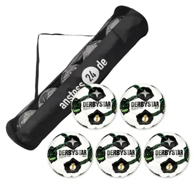 Produktbild von Ballset DERBYSTAR Spielball - DFB-POKAL BRILLANT APS inkl. Ballsack 5 Bälle