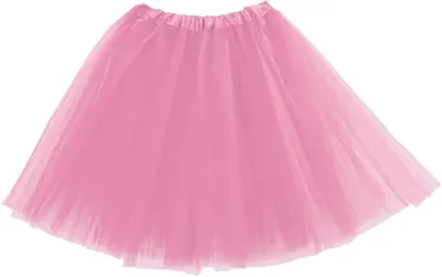 Produktbild von Tüllrock Damen Kostüm Tutu Petticoat Party Ballett Rockabilly Tanz Rock (rosa)