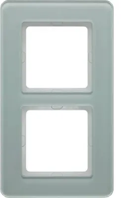Obrázek produktu pro Berker 10126079, Bílá, Sklo, Plast, Bezšroubový, Berker, Q.7, 95,2 mm