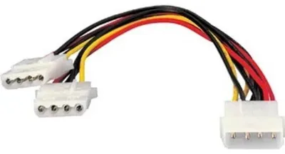 Produktbild von Equip Stromkabel Y-Kabel 1x 13.3cm > 2x 13.3cm St/Bu 0.20m Polybeutel
