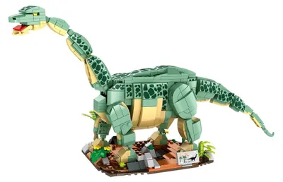 Produktbild von WOMA Brontosaurus Dinosaurier Klemmbausteine