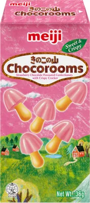 Produktbild von Meiji Chocorooms Strawberry (10 x 36g)