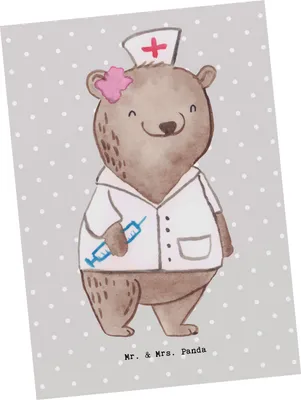 Produktbild von Mr. & Mrs. Panda Postkarte Medizinische Fachangestellte Herz - Grau Pastell - Geschenk, krank, Ausbildung, MFA, Ansichtskarte, Grußkarte, Postkarten, Fotokarte