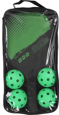 Immagine prodotto di Set da pickleball, portatile, 2 racchette e 4 palline con borsa per lo stoccaggio per gli sport all'aperto