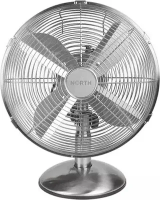 Produktbild von Tischventilator 30 cm, satiniertes Chrom