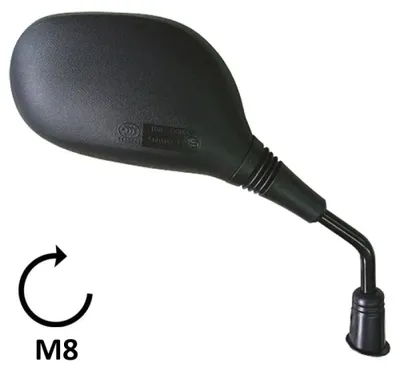 Immagine prodotto di Bcr Peugeot Tweet 50/125/150cc Specchio laterale destro Argento Argento Taglia unica