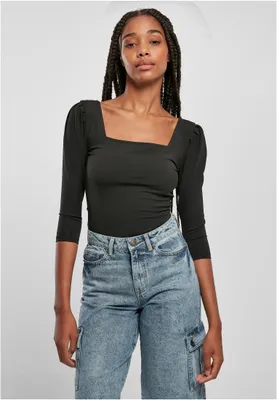 Produktbild von Ladies Recycled 3/4 Sleeve Body black XL
