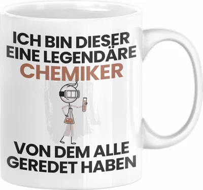 Produktbild von Chemiker Geschenk Tasse Lustige Geschenkidee Geburtstag für Chemiker Ich Bin Dieser Legendäre Chemiker Von Dem Alle Geredet Haben Kaffee-Becher (Weiß)