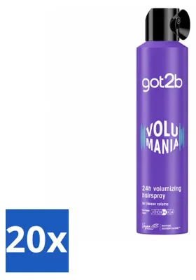 Produktbild von 20 x got2b Volumania Haarspray - 300 ml - Vorteilspackung - 20 Stücke