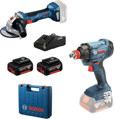 Zdjęcie produktu dla Bosch.zestaw 18V Gdx 180-Li + Gws 180 2X4,0Ah ...