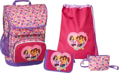Produktbild von LEGO Friends Confetti - MAXI – 4 Teile Schulranzen Set
