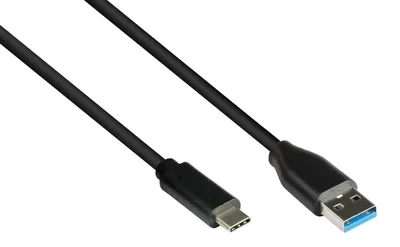 Immagine prodotto di Alcasa 2831-AC005S Cavo USB USB 3.2 Gen 2 (3.1 Gen 2) 0,5 m USB A USB C Nero