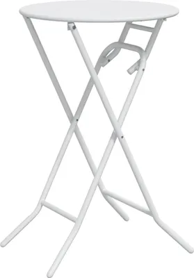 Immagine prodotto di Tavolo da Giardino Bianco 50 x 50 x 72 cm Metallo