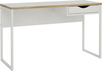 Produktbild von Schreibtisch - Weiß 48,4x130x76,5h cm