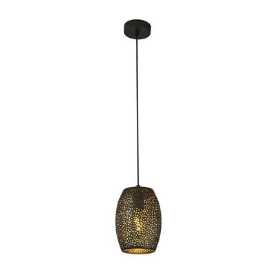 Produktbild von Pendelleuchte, Metall, Gold, Schwarz, 1-Flammig