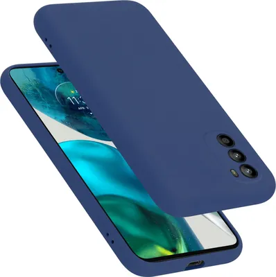 Zdjęcie produktu dla Etui ochronne Cadorabo do Motorola MOTO G52 4G / G82 5G w kolorze niebieskim Etui na telefon komórkowy Pokrowiec TPU Etui