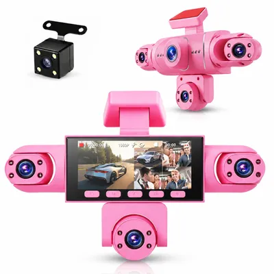 Produktbild von Autokamera Dashcam Dashcam für Auto - 360 Grad - 1080p Nachtsicht - 24-Stunden-Parkmodus