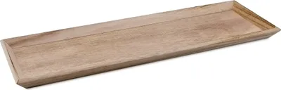 Obrázek produktu pro 1.05 Přírodní dřevěný tác - cca 49 x 16 cm - Dekorativní tác (malý)