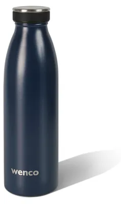 Obrázok produktu pre wenco fľaša na pitie z nehrdzavejúcej ocele 0,5 l / 500 ml izolovaná a nepriepustná na studené a horúce nápoje
